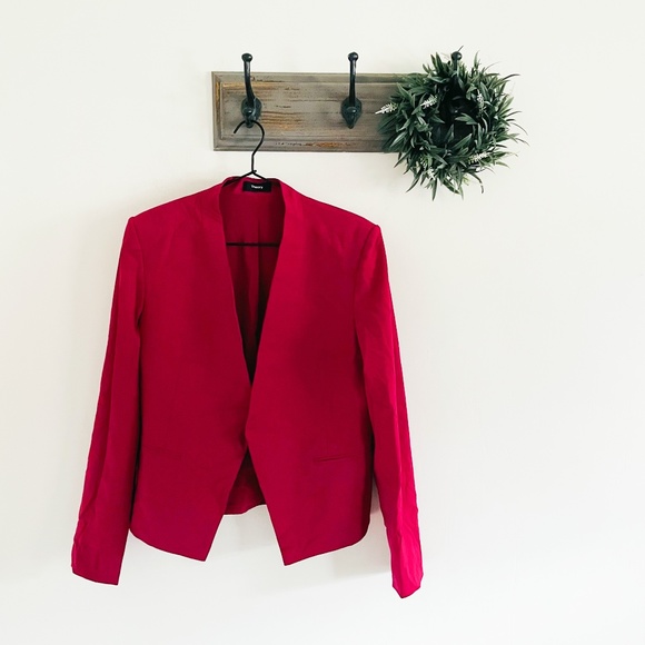 Theory Jackets & Blazers - Theory Pink Lanai Wool Stretch Blazer 12